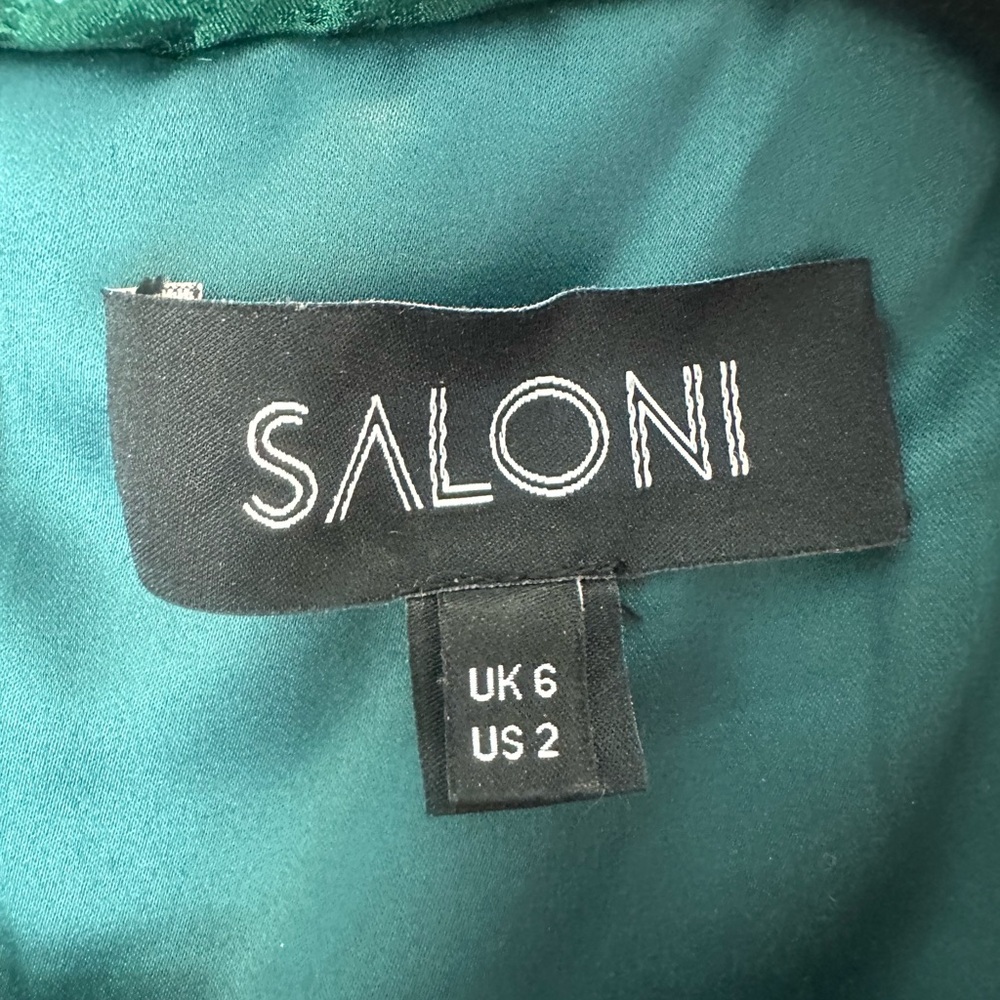 SALONI Emerald Long Sleeve Dress - Picture 2 of 4